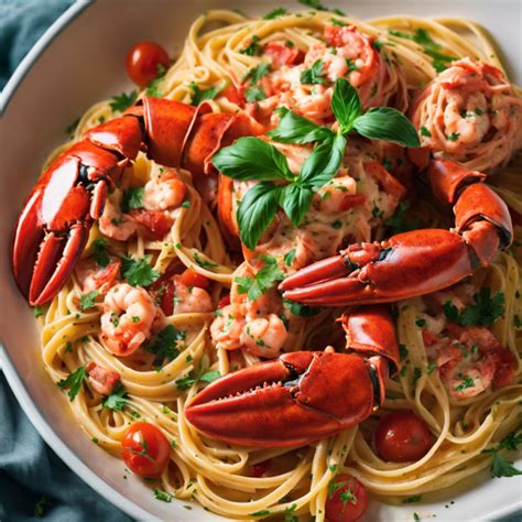 Lobster Linguine Recipe | cookAIfood