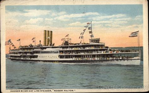 Hudson River Day Line Steamer Robert Fulton Steamers