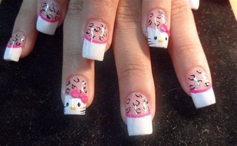 50 Hello Kitty Nail Designs Cuded Hello Kitty Nails Art Hello