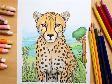 35 Cheetah Coloring Pages: Cute Sheets for Kids