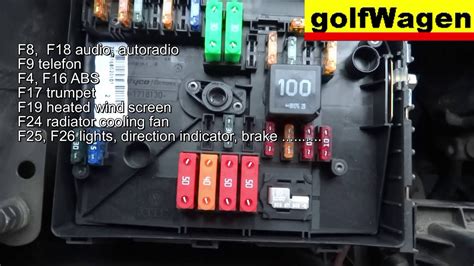 Golf Mk5 Fuse Diagram I Need A Fuse Box Diagram For Vw Golf