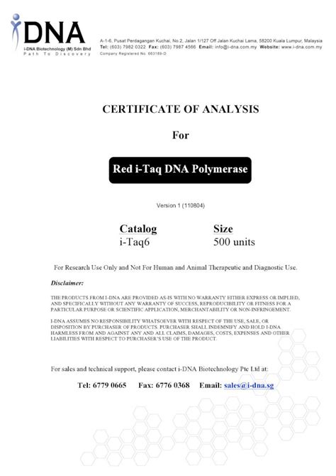 Pdf Red I Taq Dna Polymerase Dokumen Tips