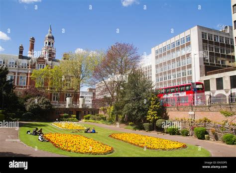 Queens Garden In Croydon Surrey In Spring Uk Stock Photo Alamy