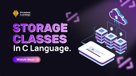Storage Classes In C Programming Premium Learning Systems Youtube