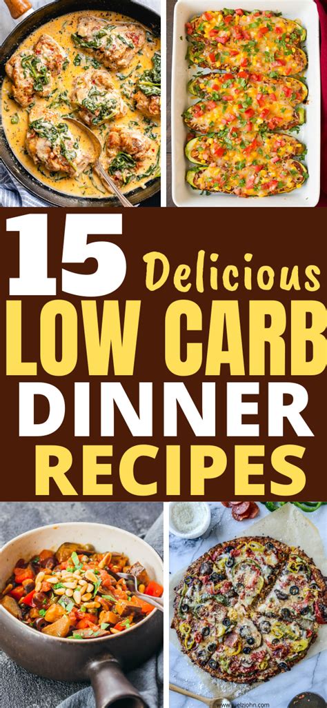 15 Delicious Low Carb Dinner Recipes Thatll Have You Salivating