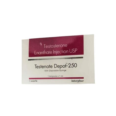 Testosterone Enanthate Injection Usp Testenate Depot Shree