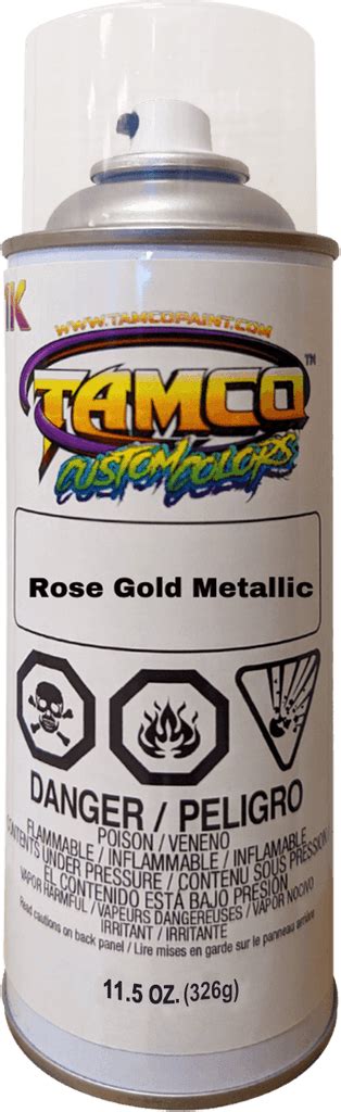 Rose Gold Metallic Spray Can Custom Paint The Spray Source