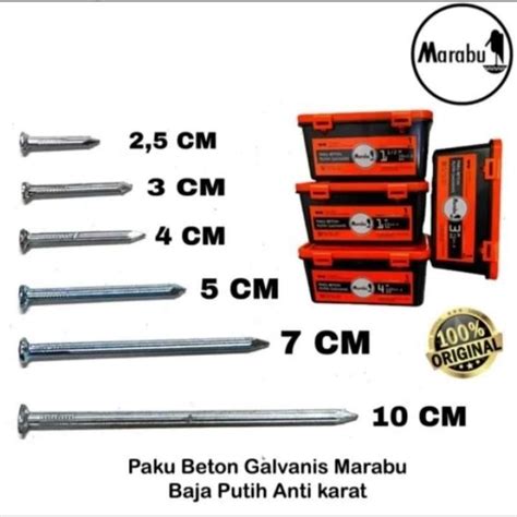 Jual Paku Beton 10 Cm 1 Kg Original Murah Harga Diskon Maret 2024