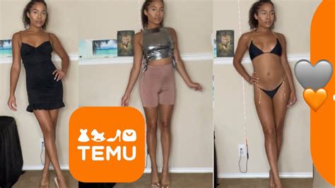 Temu Summer Try On Haul Temu Bikini Try On Temu Temuunboxing