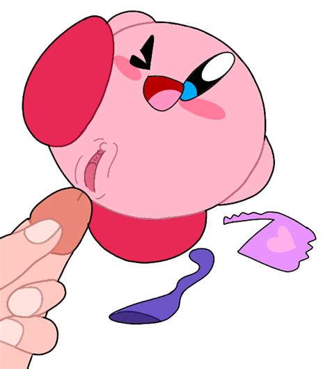 Rule 34 Blue Eyes Blush Condom Eye Closed Feet Female Foot Up Kirby Kirby Series Nintendo