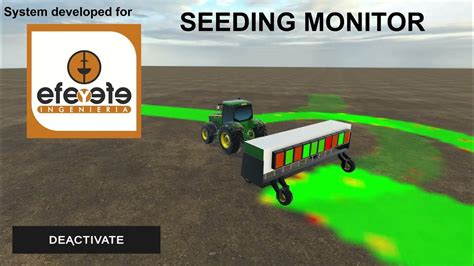 Seeding Monitor And Precision Planting System Made With Unity Youtube