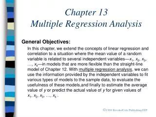 Ppt Chapter Multiple Regression Analysis And Model Building