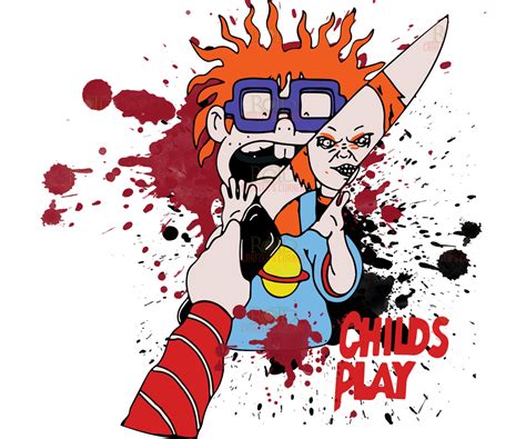 dtf screen print image chucky  chucky rotd crafters corner