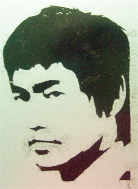 Bruce Lee stencil by shorty-blue on DeviantArt