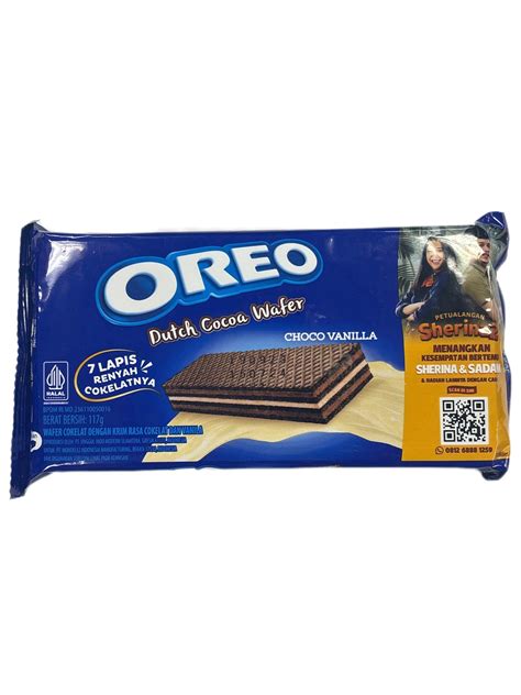 Oreo Dutch Cocoa Wafer Choco Vanilla 117g Indonesia Edition