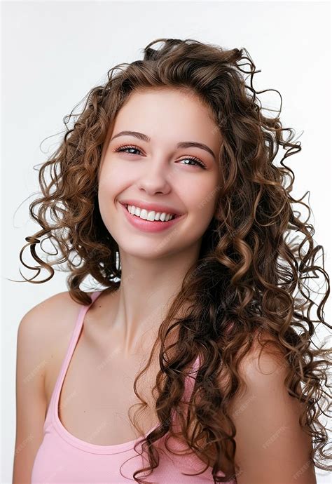 Premium Photo Photo Portrait Of Young Beautiful Female Sexy Woman Model Face With Brunette