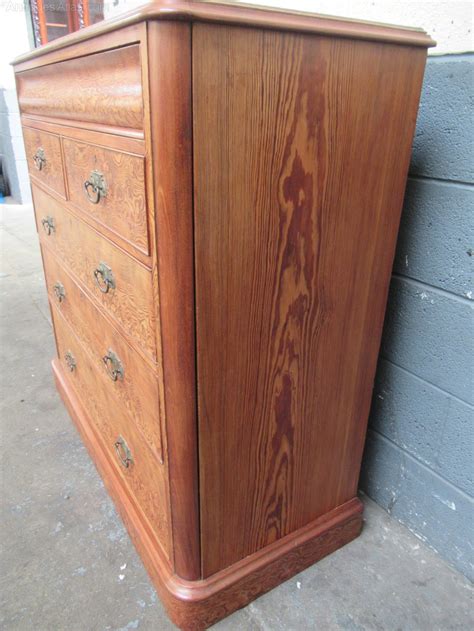 Victorian Pitch Pine Chest Of Drawers Antiques Atlas