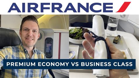 Air France Premium Economy Vs Business Class Review Paris Charles De