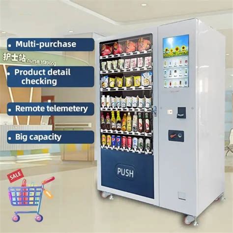 Refrigerated Drink Vending Machines Combo Snack Vending Machine For