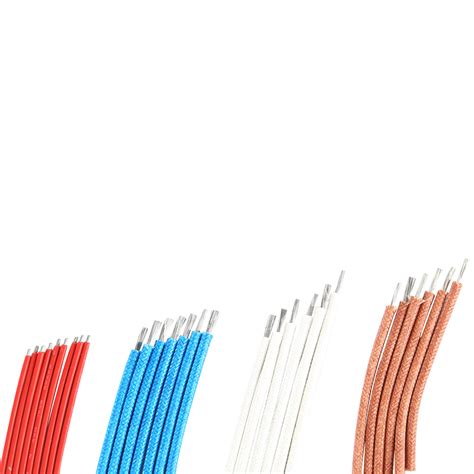 Silicone Rubber Insulated And Fiberglass Braided Wire With Tinned