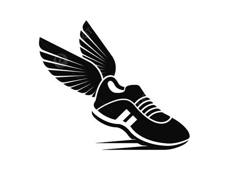 Running Shoes Silhouette Vector Png Running Shoes Icon Logo Vector