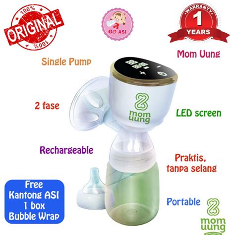 Jual Mom Uung Momuung Pompa Asi Breast Pump Portable Elektrik Shopee