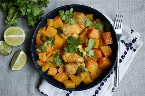 Basically Healthy Chicken Coconut Curry With Butternut Squash