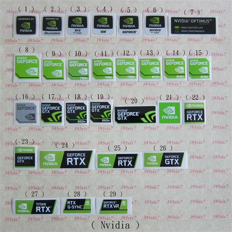 Nvidia Geforce Rtx Gtx Sticker 202212201028 Ebay