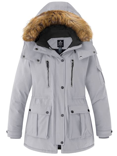 Wantdo Women S Warm Eco Friendly Plus Size Winter Parka Waterproof