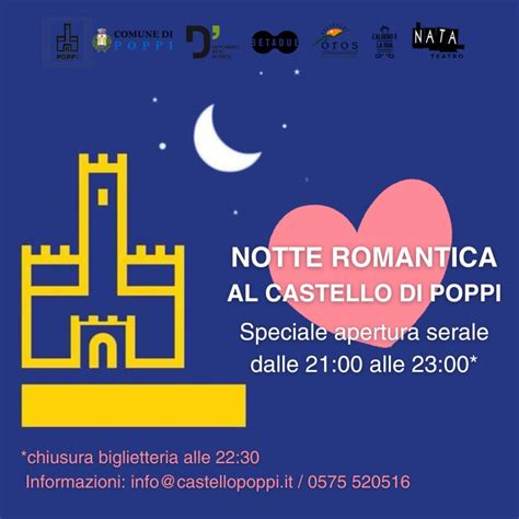 Notte Romantica Al Castello Di Poppi Casentino