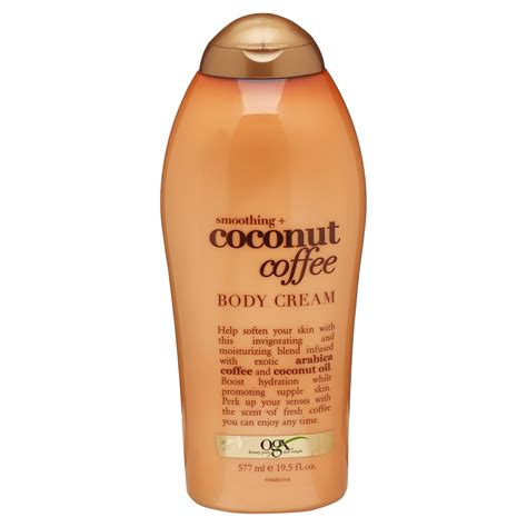 Ogx Smoothing Coconut Coffee Body Cream 195 Fl Oz