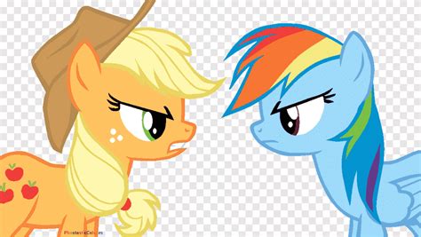 Pony Applejack Rainbow Dash Rarity Rainbow Dash X Fluttershy จูบ Png