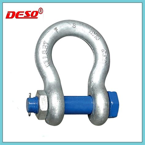 Drop Forged Galvanized Anchor Shackle With Screw Pin China G2130