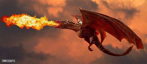 Daenerys and Her Dragon - Game of Thrones by tomatosoup13 on DeviantArt ...