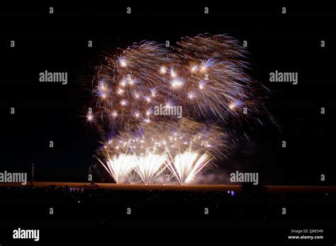 Fireworks Champions competition at Belvoir Castle, Leicestershire, UK Stock Photo - Alamy