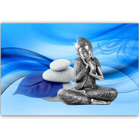 World Menagerie Leinwandbild Buddha Statue Wayfair De