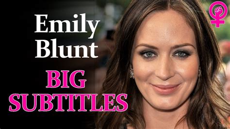 Emily Blunt English Speech Youtube