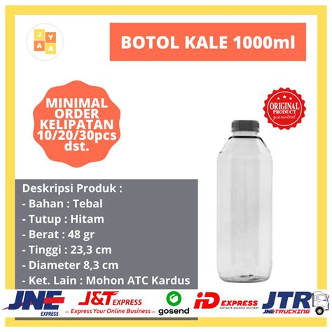 Jual Botol Plastik Kale 1 Liter Shopee Indonesia