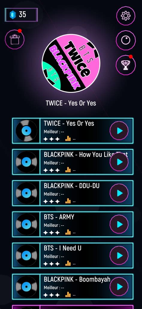 Bts Blackpink Twice Tiles Hop Kpop Edm Rush Para Android Descargar