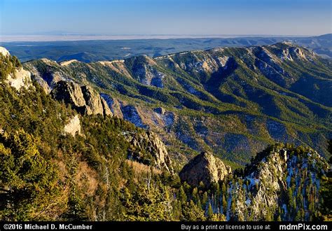 Sandia Peak And Mountains Above Albuquerque New Mexico Picture Cedar