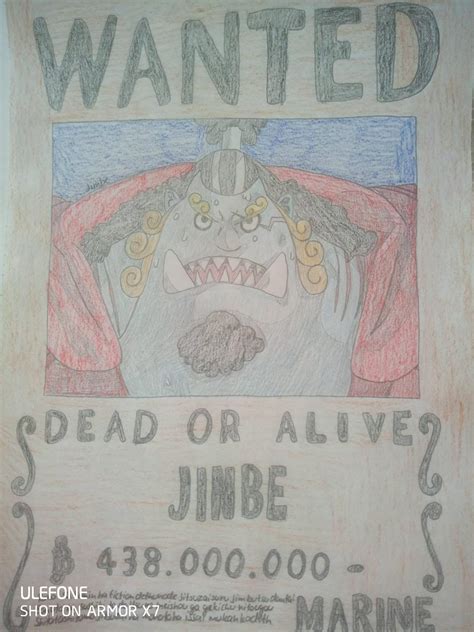 Jinbe Bounty poster | One Piece Amino