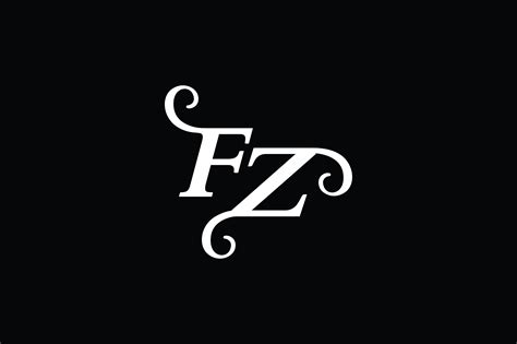 Monogram FZ Logo V2 Grafik Von Greenlines Studios Creative Fabrica