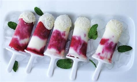 Frozen Berry Yoghurt Pops Recipe Australia S Best Recipes