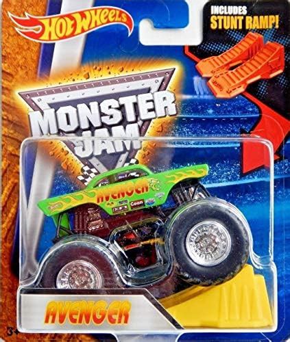 Avenger Hot Wheels Monster Jam Monster Truck With Stunt Ramp Pricepulse