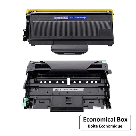 Brother TN360 DR360 Compatible Toner Cartridge And Drum Combo