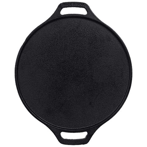 Buy Platt Pre Seasoned Cast Iron Dosa Tawa With Handle Induction Friendly 30cm Black Online