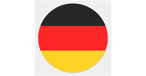 German Flag Sticker | Zazzle