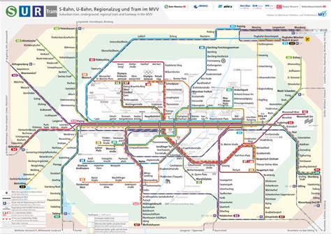 S Bahn U Bahn Regionalzug Und Tram Im Mvv Suburban Train Underground