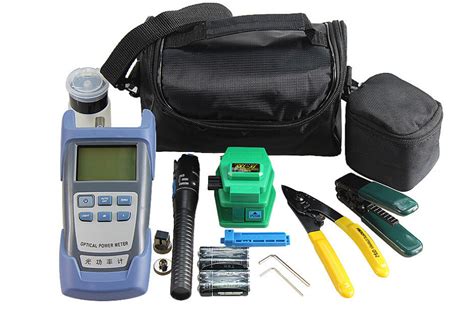 Ftth Tool Kit Fiber Testing Tools With Fiber Cleaver And Optical Power