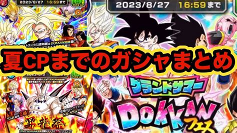 ドッカンバトル夏だ罠ガシャだ夏の大型CPまでのガシャスケジュールまとめDragon Ball Z Dokkan Battle